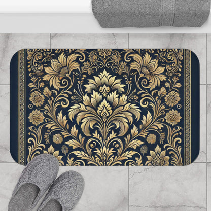 Elegant Floral Bath Mat