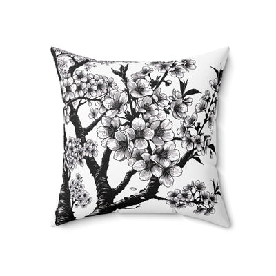 Elegant Floral Throw Pillow