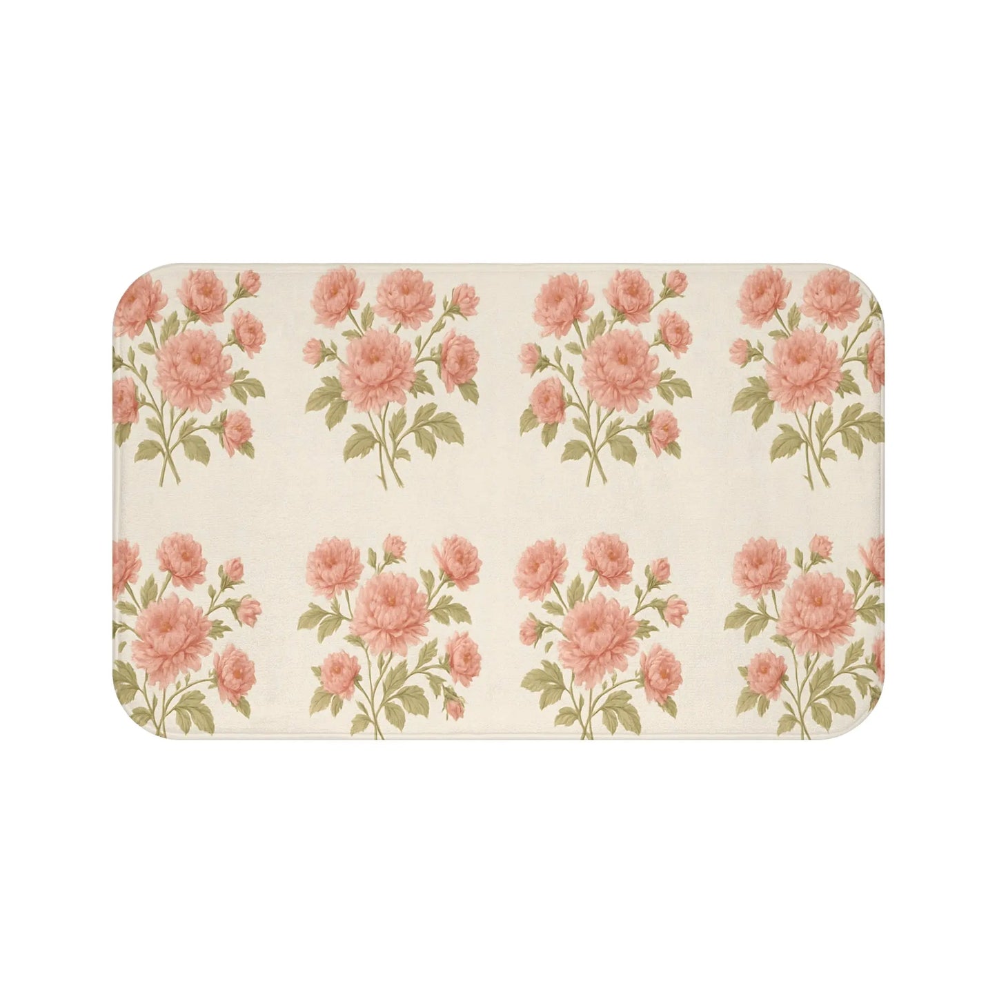 Floral Bath Mat for a Cozy Bathroom