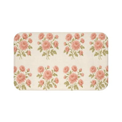 Floral Bath Mat for a Cozy Bathroom