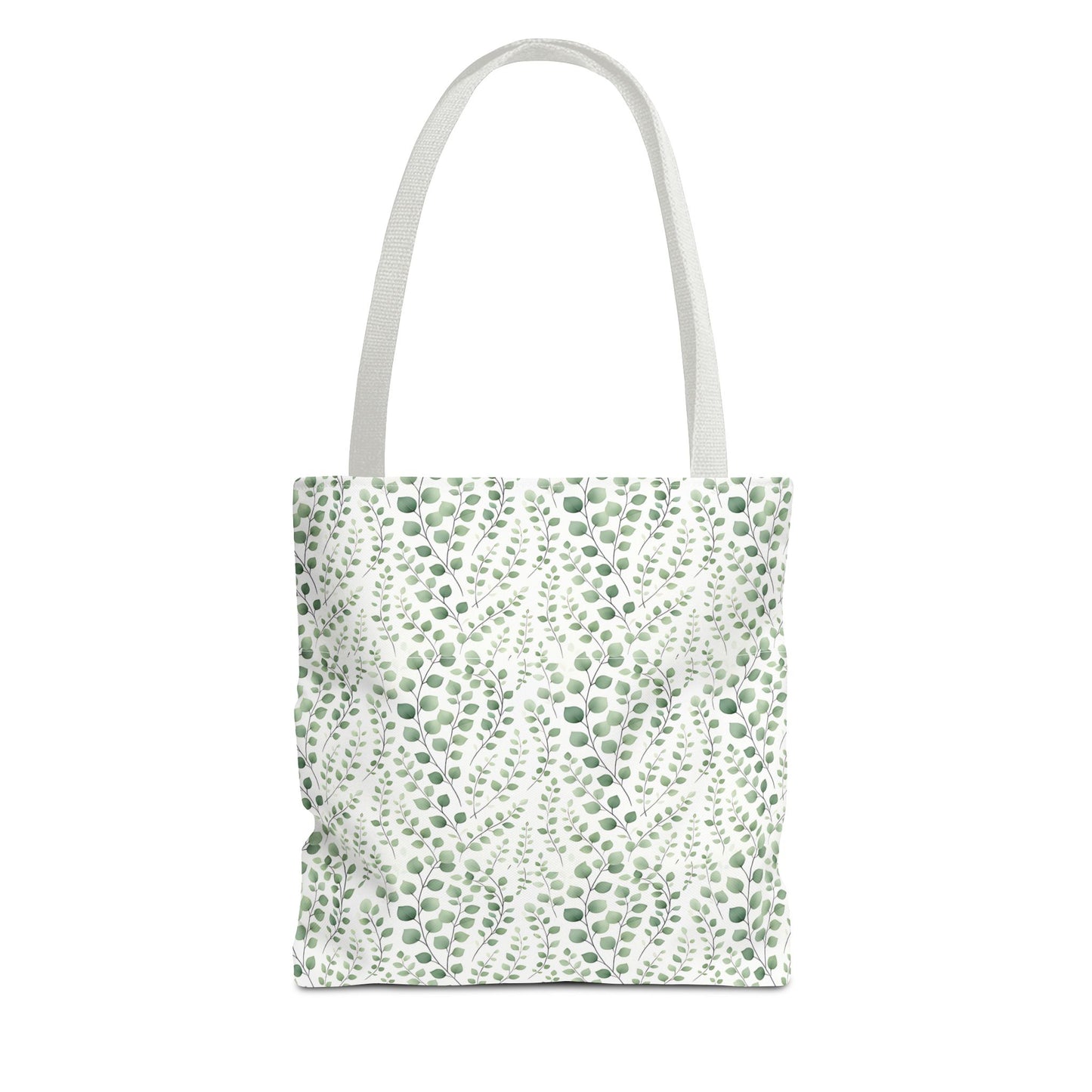 Watercolor Eucalyptus Pattern Tote Bag