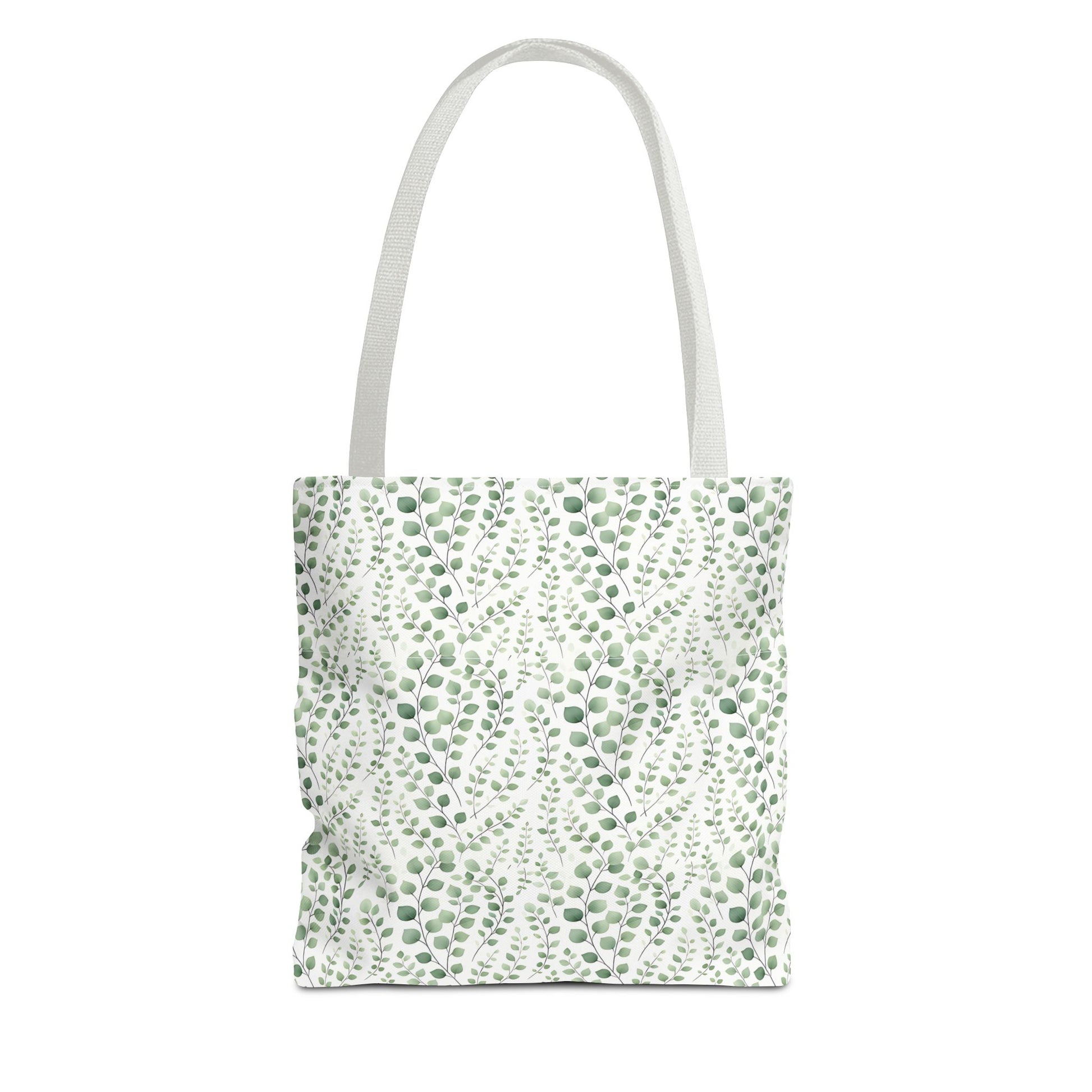 Watercolor Eucalyptus Pattern Tote Bag