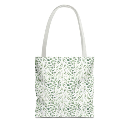 Watercolor Eucalyptus Pattern Tote Bag