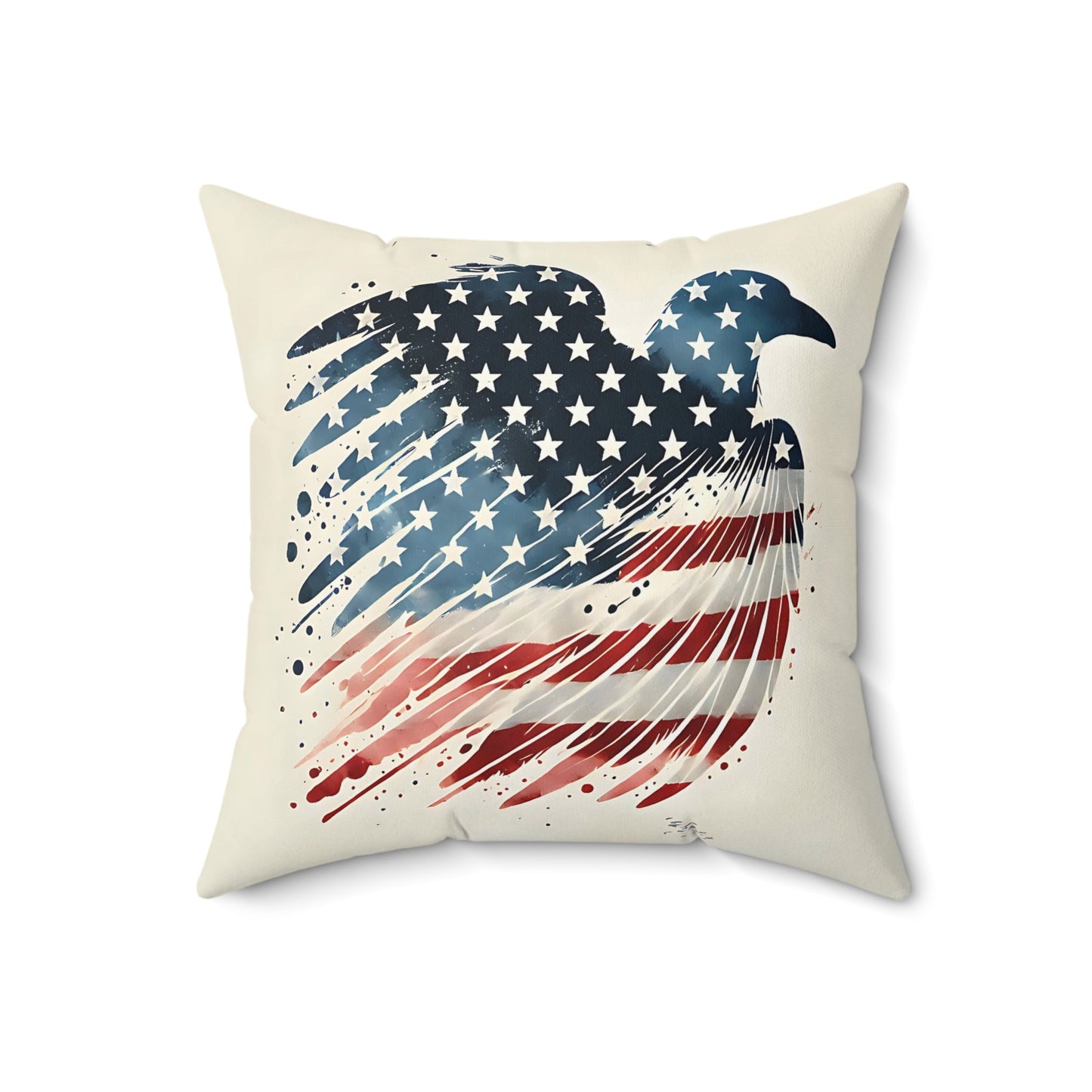 Patriotic Eagle Pillow