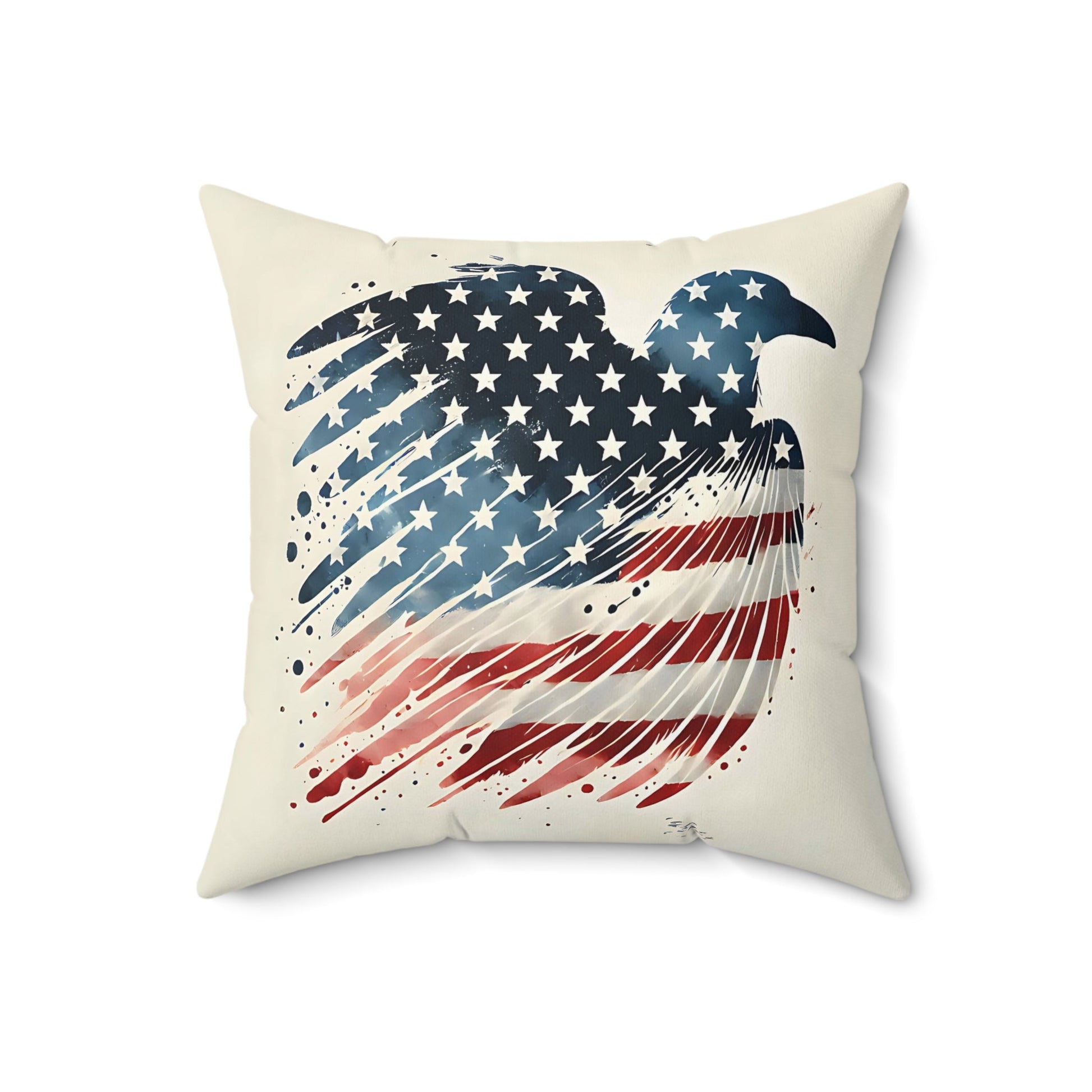 Patriotic Eagle Pillow