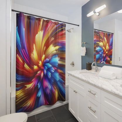 The Aura Effect Shower Curtains