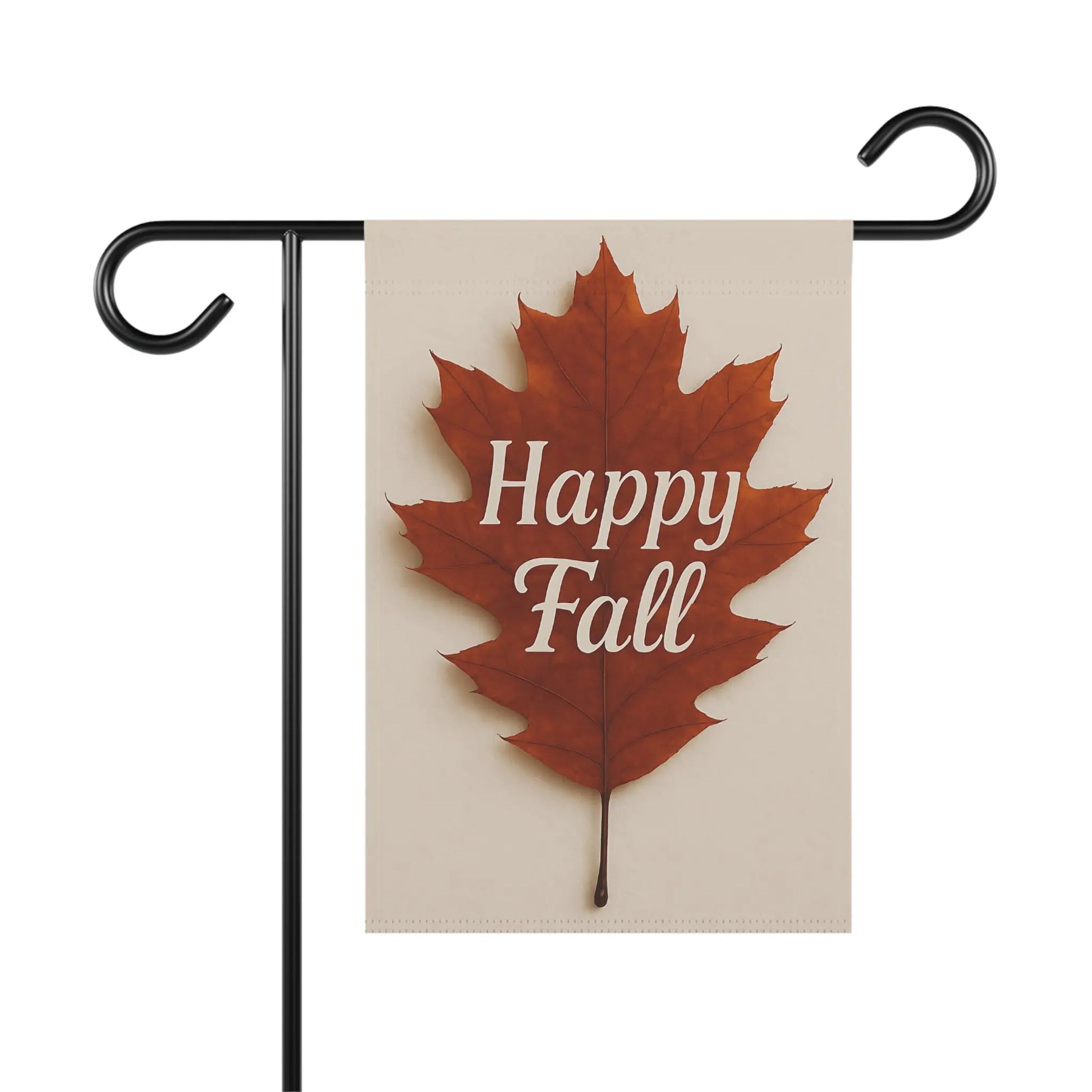 Happy Fall Leaf Garden Banner
