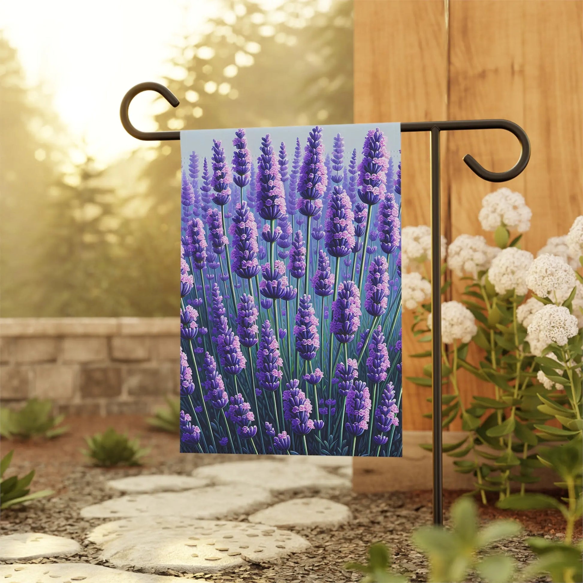 Lavender Garden Flag