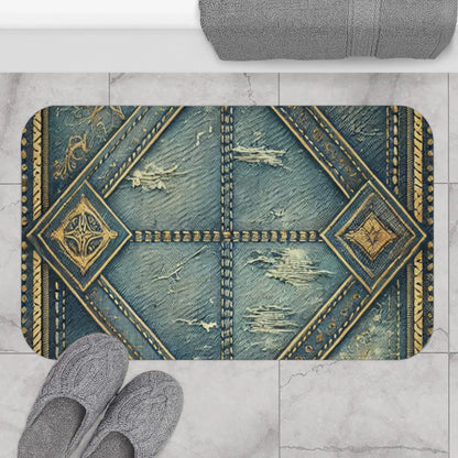 Antique Geometric Bath Mat