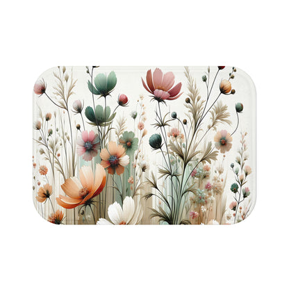 Floral Bath Mat