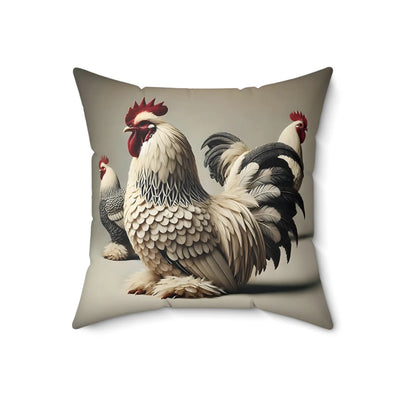 Farmhouse Rooster Throw Pillow