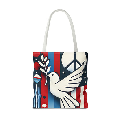 Peaceful Dove Tote Bag | Eco-Friendly Shopping Bag, Gift for Nature Lovers, Travel Tote, Festival Essential, Bohemian Style