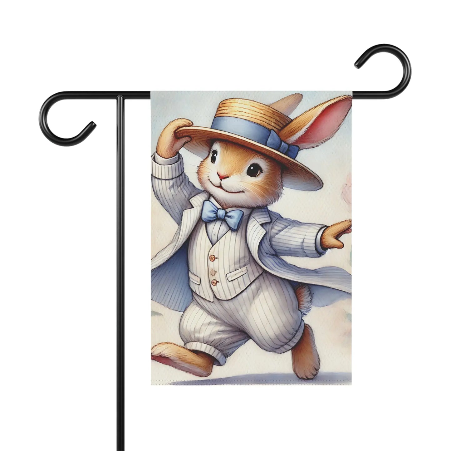 Banner Easter Bunny Dressd in a Fancy Easter Suit Strutting...