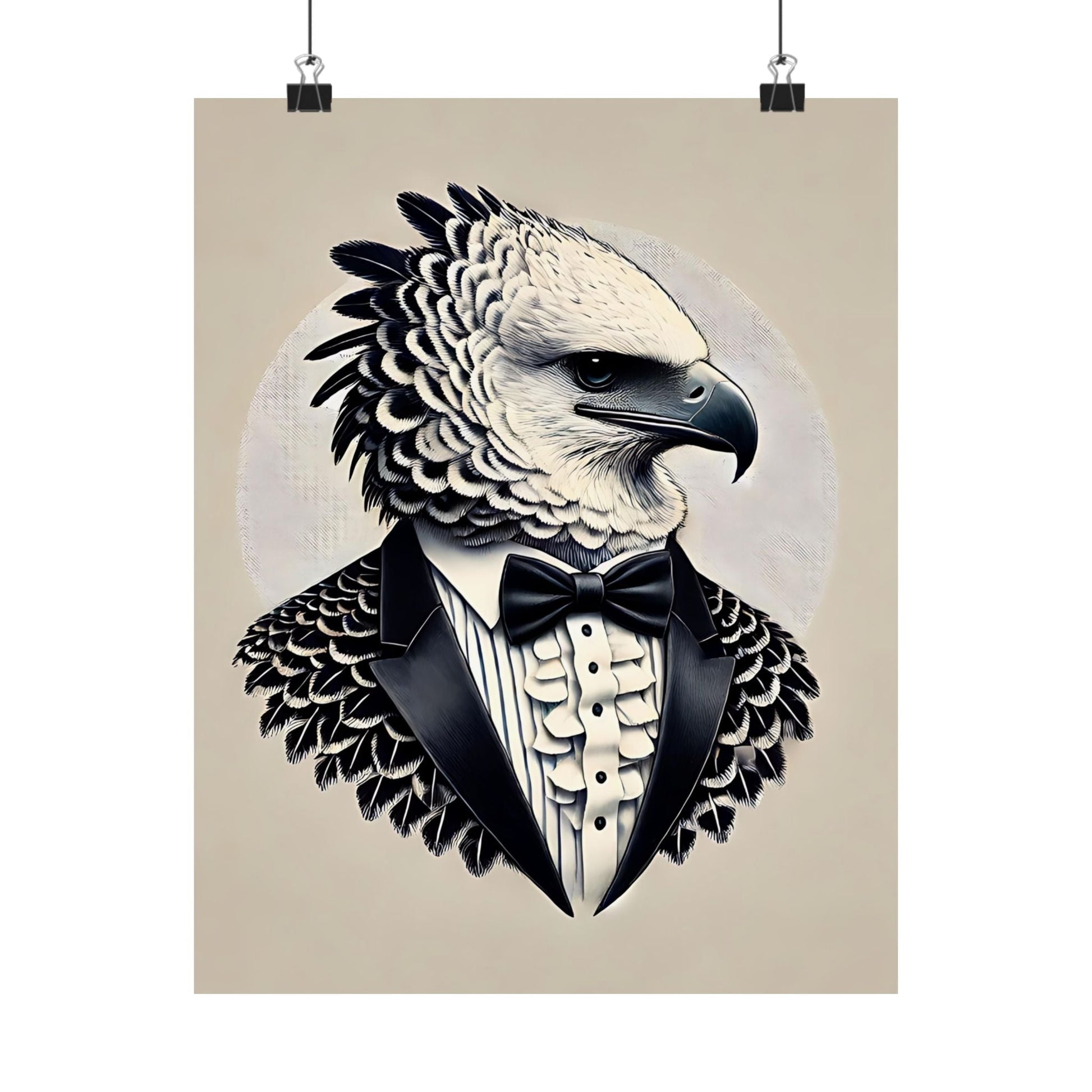 Elegant Harpy Eagle Poster