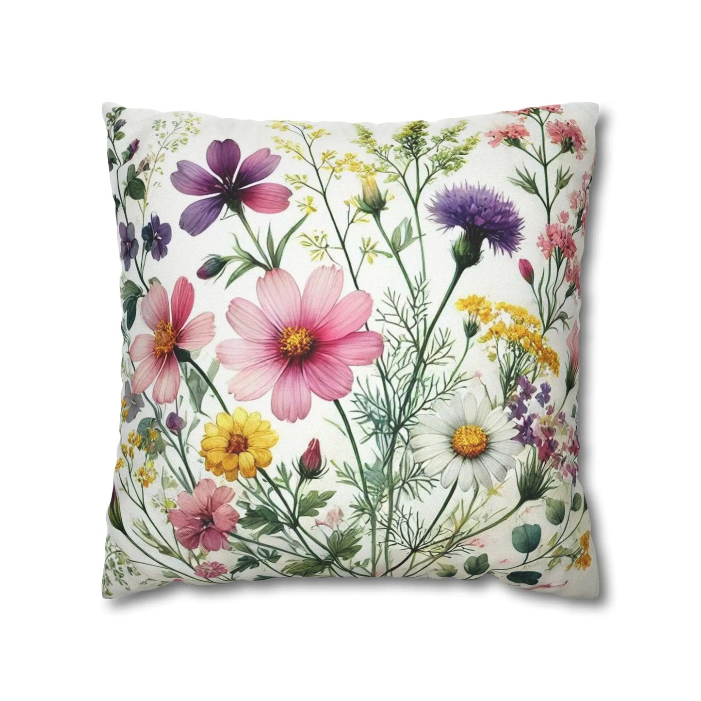 Floral Print Pillowcase