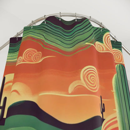 Desert Oasis Shower Curtain
