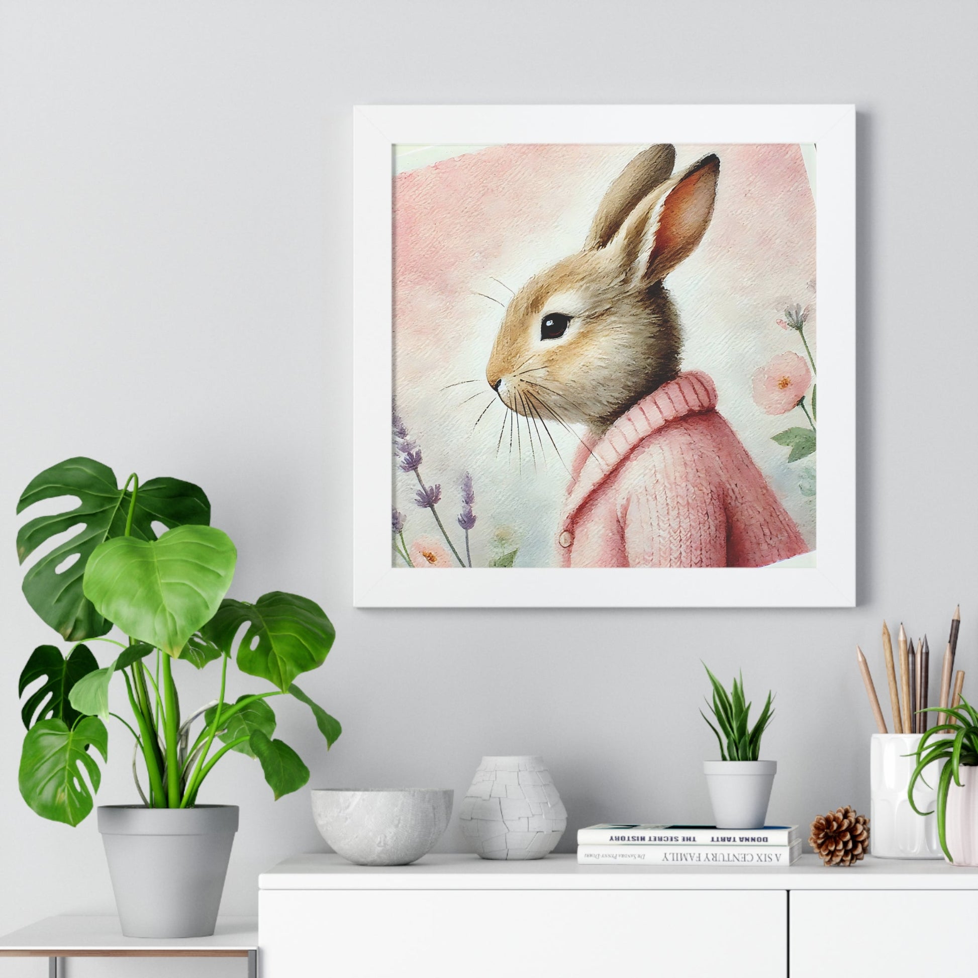 Whimsical Rabbit Art Print