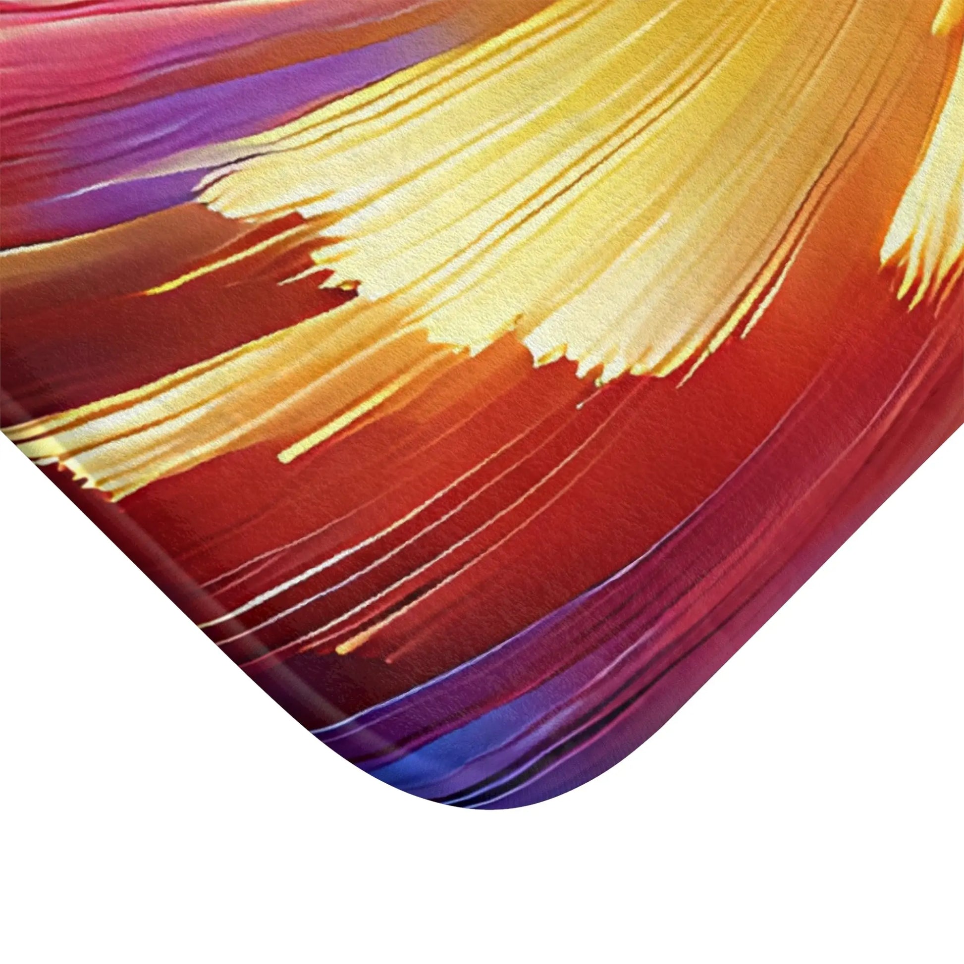 Vibrant Color Burst Bath Mat