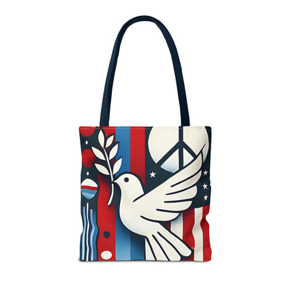 Peaceful Dove Tote Bag | Eco-Friendly Shopping Bag, Gift for Nature Lovers, Travel Tote, Festival Essential, Bohemian Style