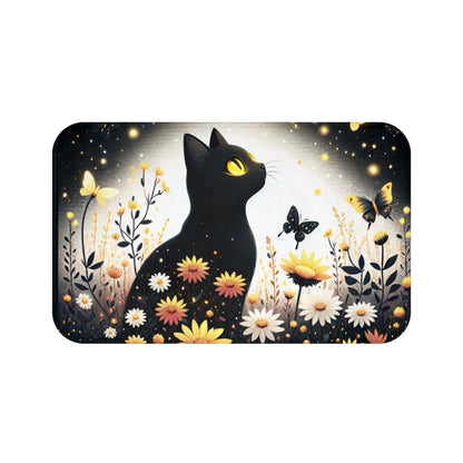 Whimsical Cat Bath Mat