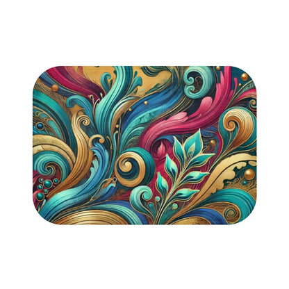 Bohemian Swirl Bath Mat