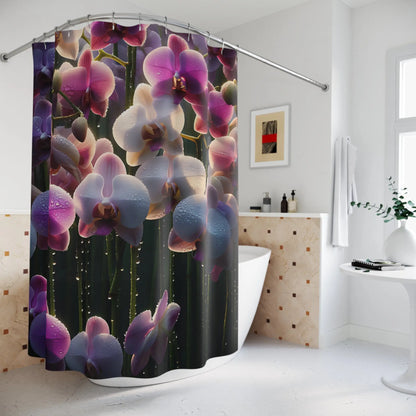 Lavender Orchid Shower Curtain