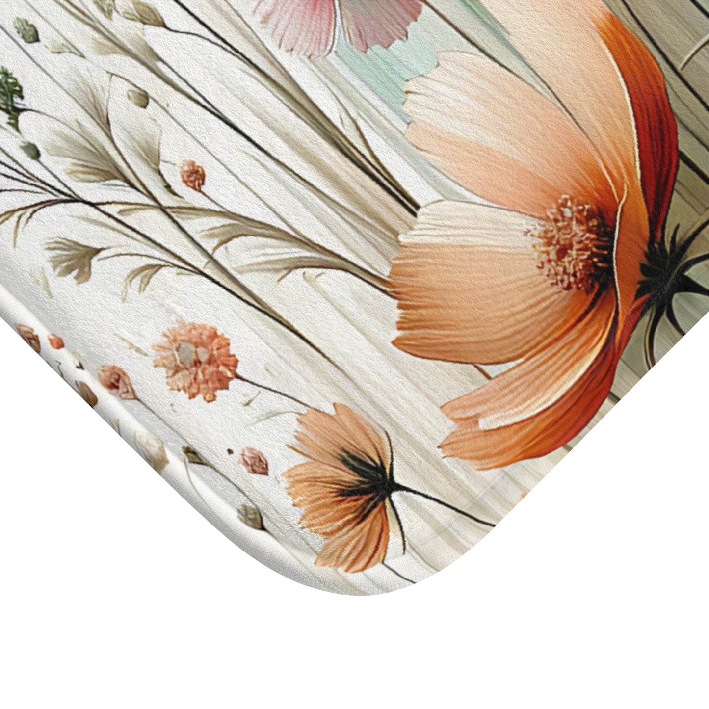 Floral Bath Mat