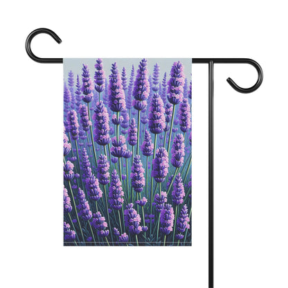 Lavender Garden Flag