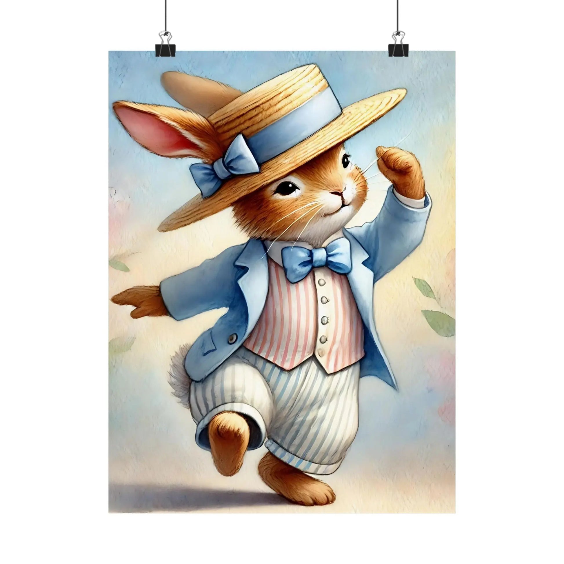 Charming Bunny Poster