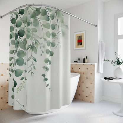 Botanical Modern Shower Curtain