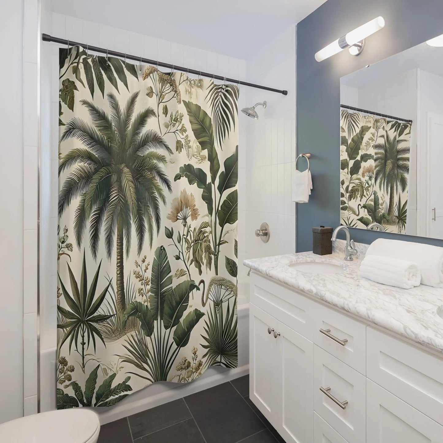Tropical Oasis Shower Curtain