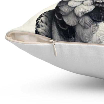 Elegant Eagle in a Tuxedo Design Pillow