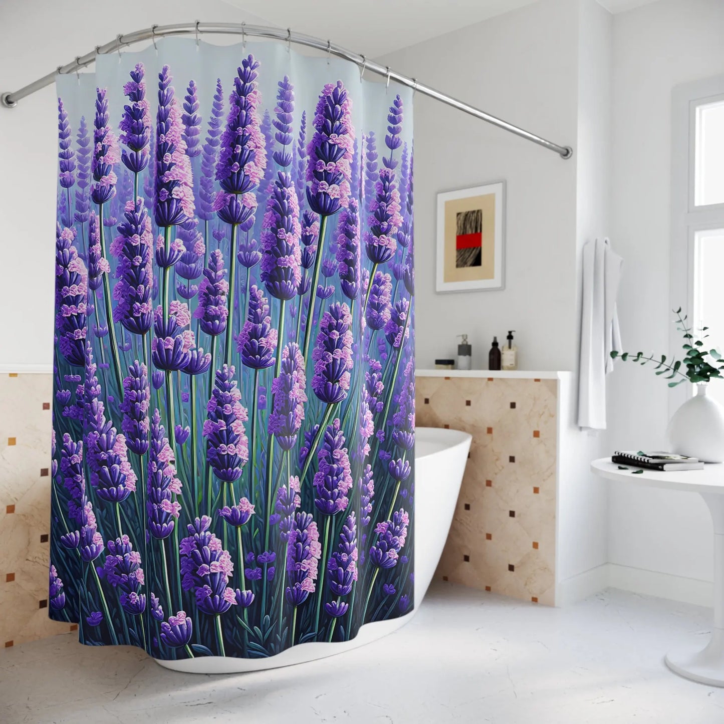 Lavender Garden Shower Curtain