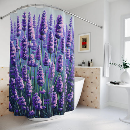 Lavender Garden Shower Curtain