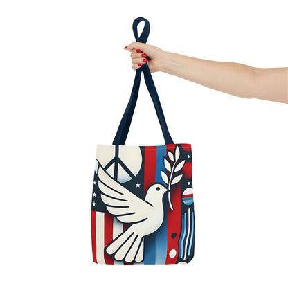 Peaceful Dove Tote Bag | Eco-Friendly Shopping Bag, Gift for Nature Lovers, Travel Tote, Festival Essential, Bohemian Style
