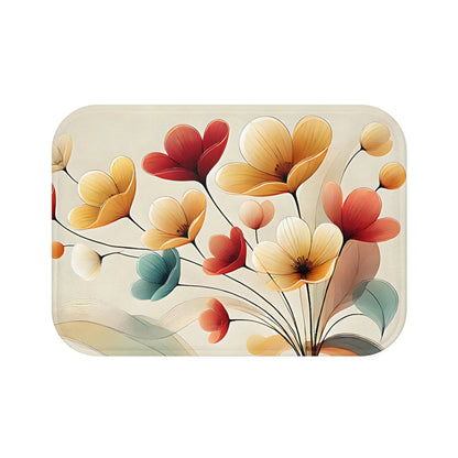 Floral Bathroom Mat