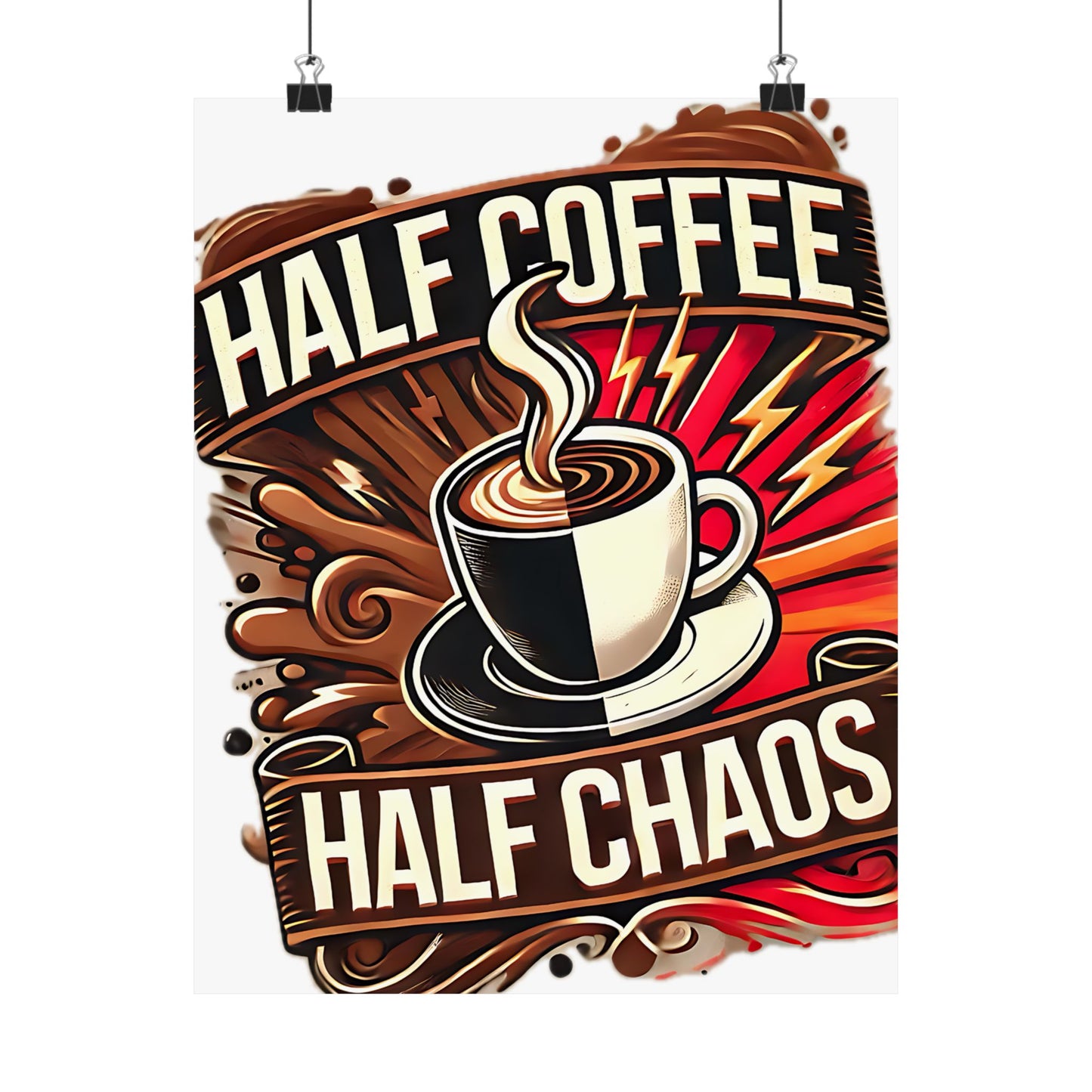 Coffee Chaos Poster