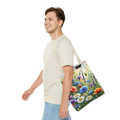Vibrant Floral Tote Bag