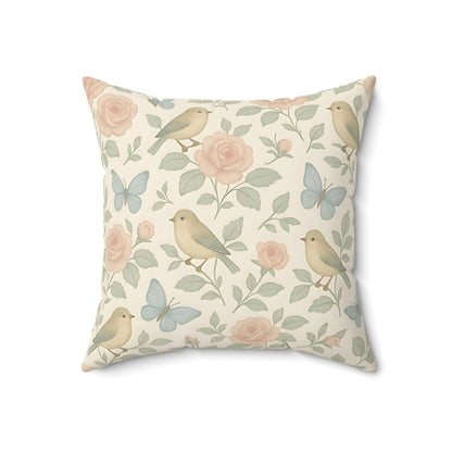 Botanical Rose Garden Pillow