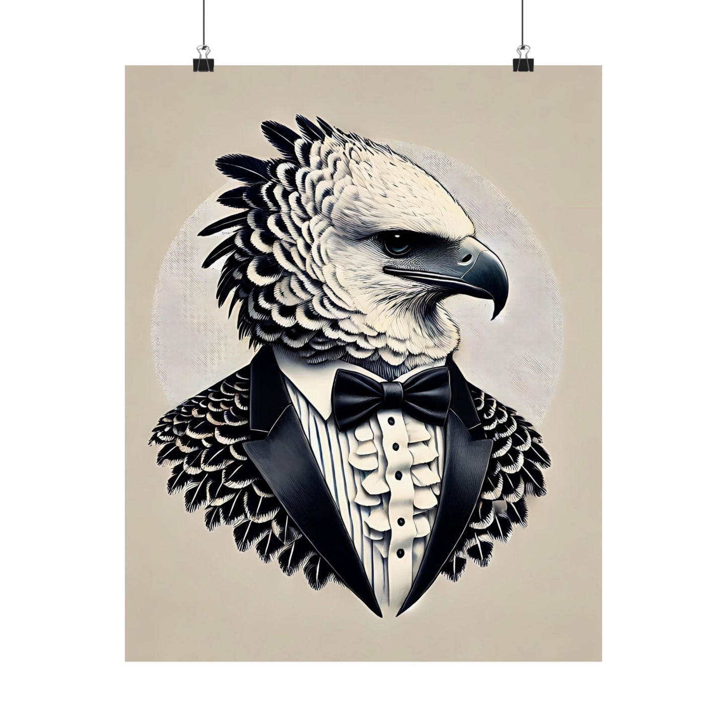Elegant Harpy Eagle Poster