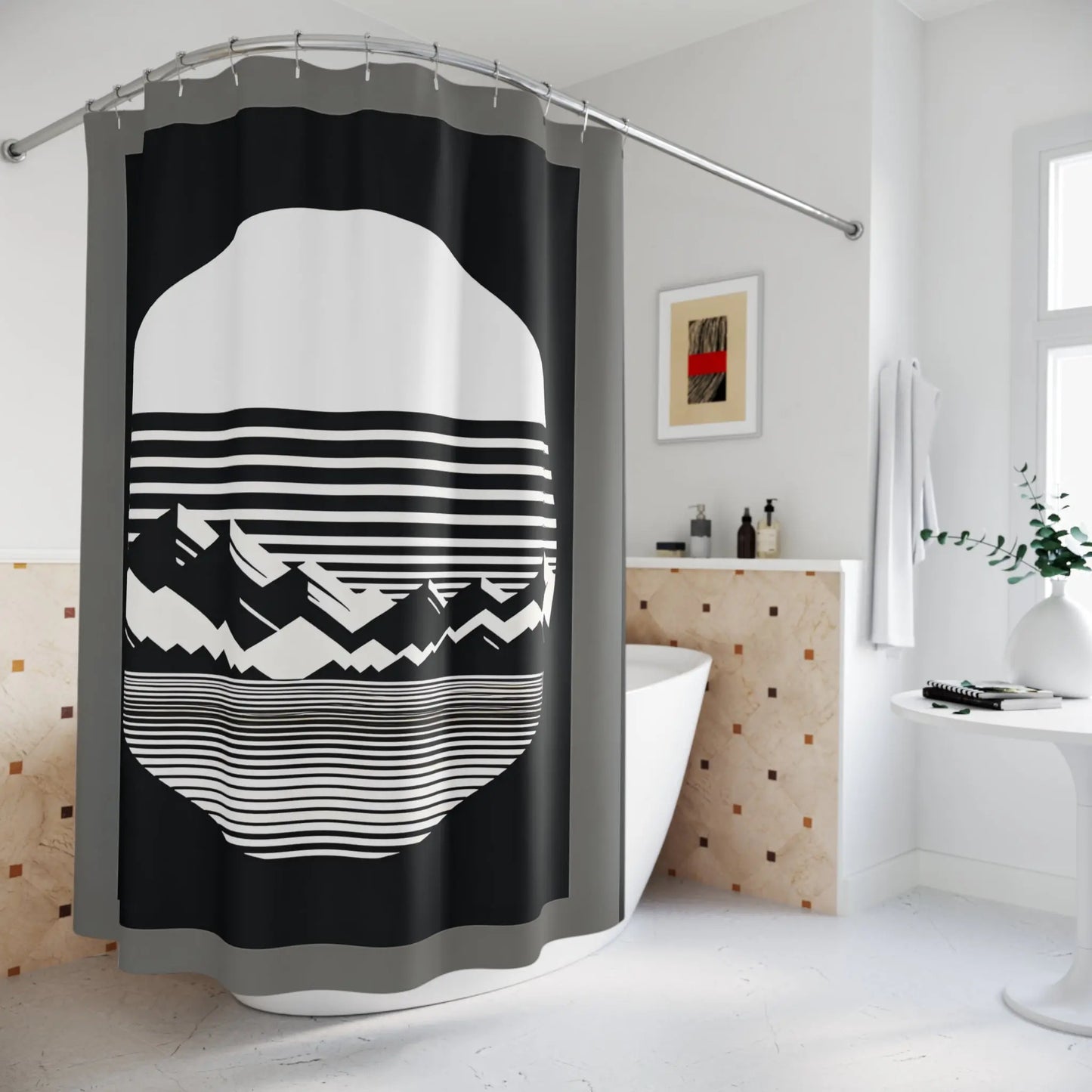 Mountain Vibes Shower Curtain