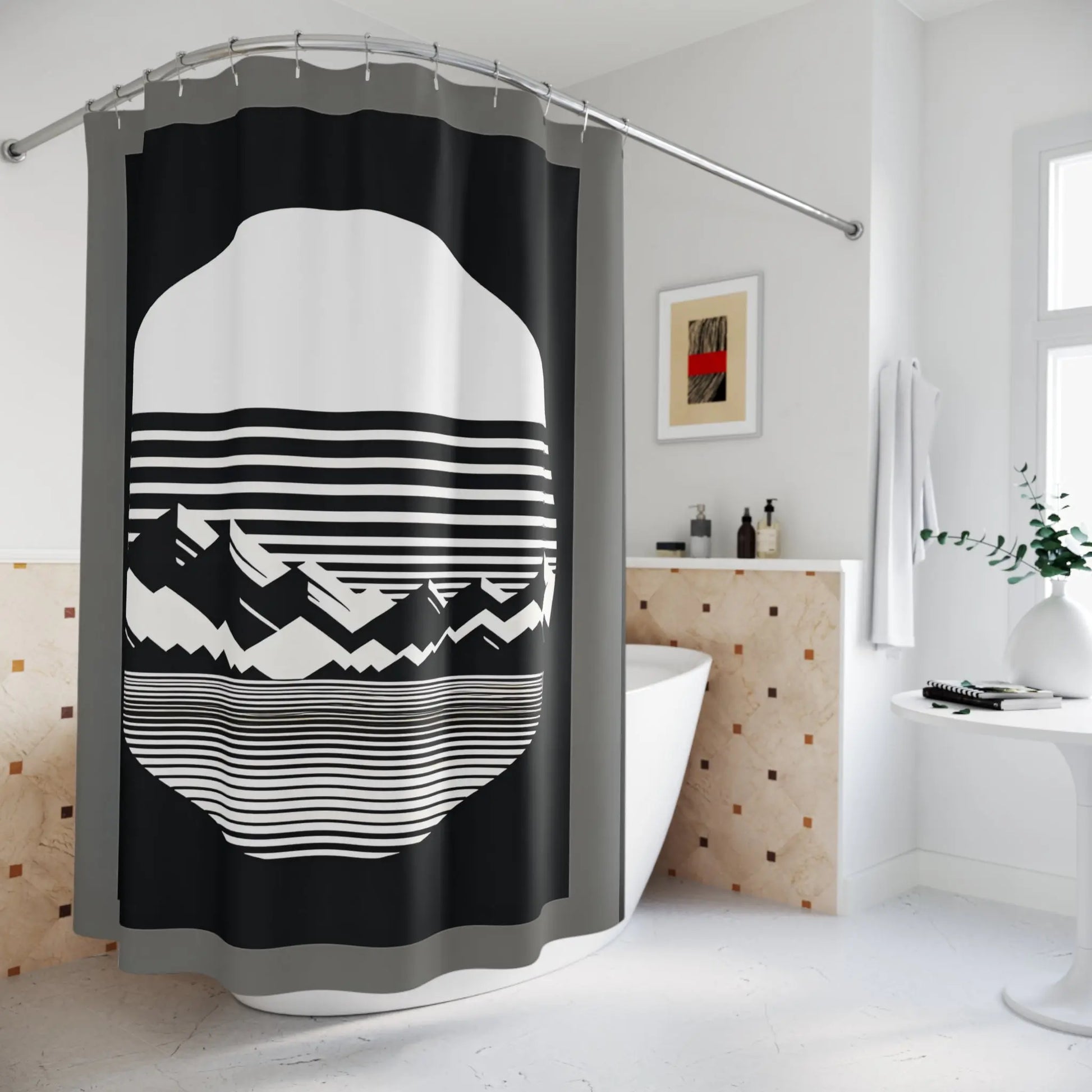 Mountain Vibes Shower Curtain