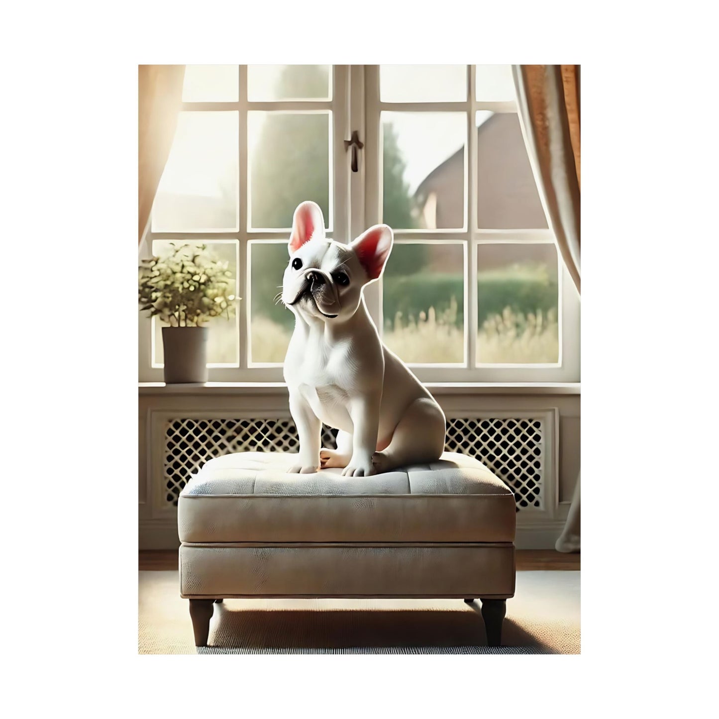 French Bulldog Matte Vertical Poster