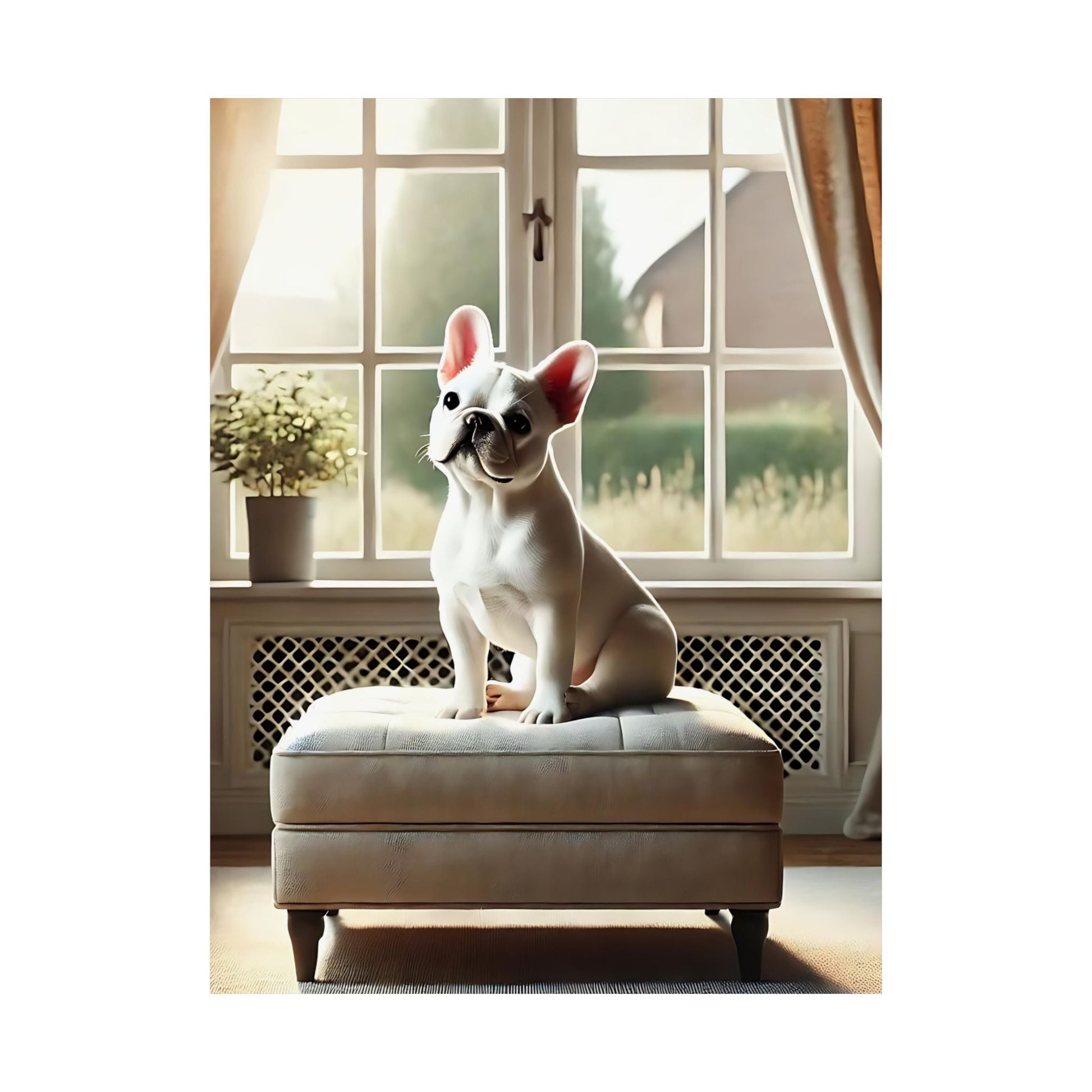 French Bulldog Matte Vertical Poster