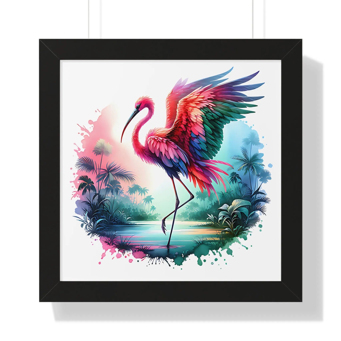 Vibrant Flamingo Art Print