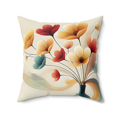 Floral Decorative Pillow