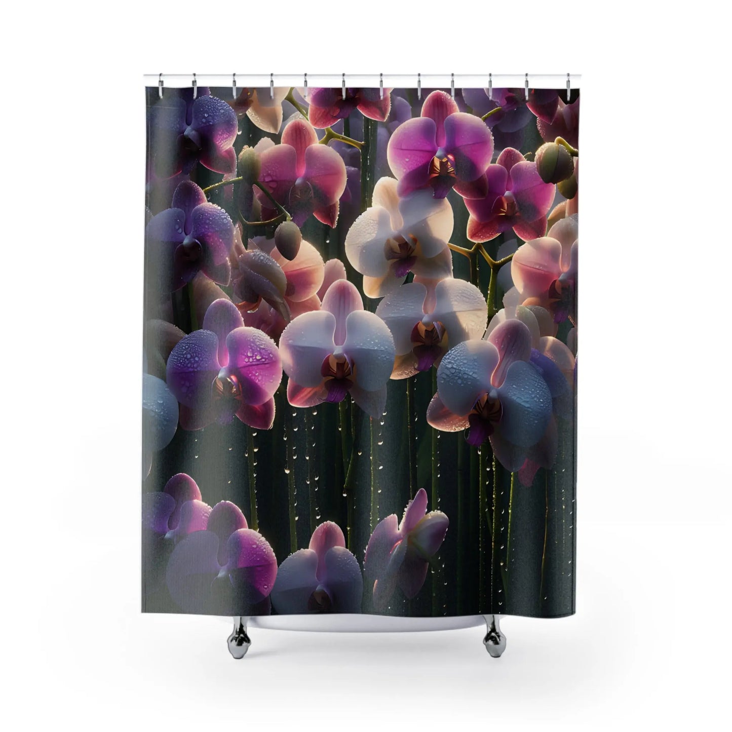 Lavender Orchid Shower Curtain