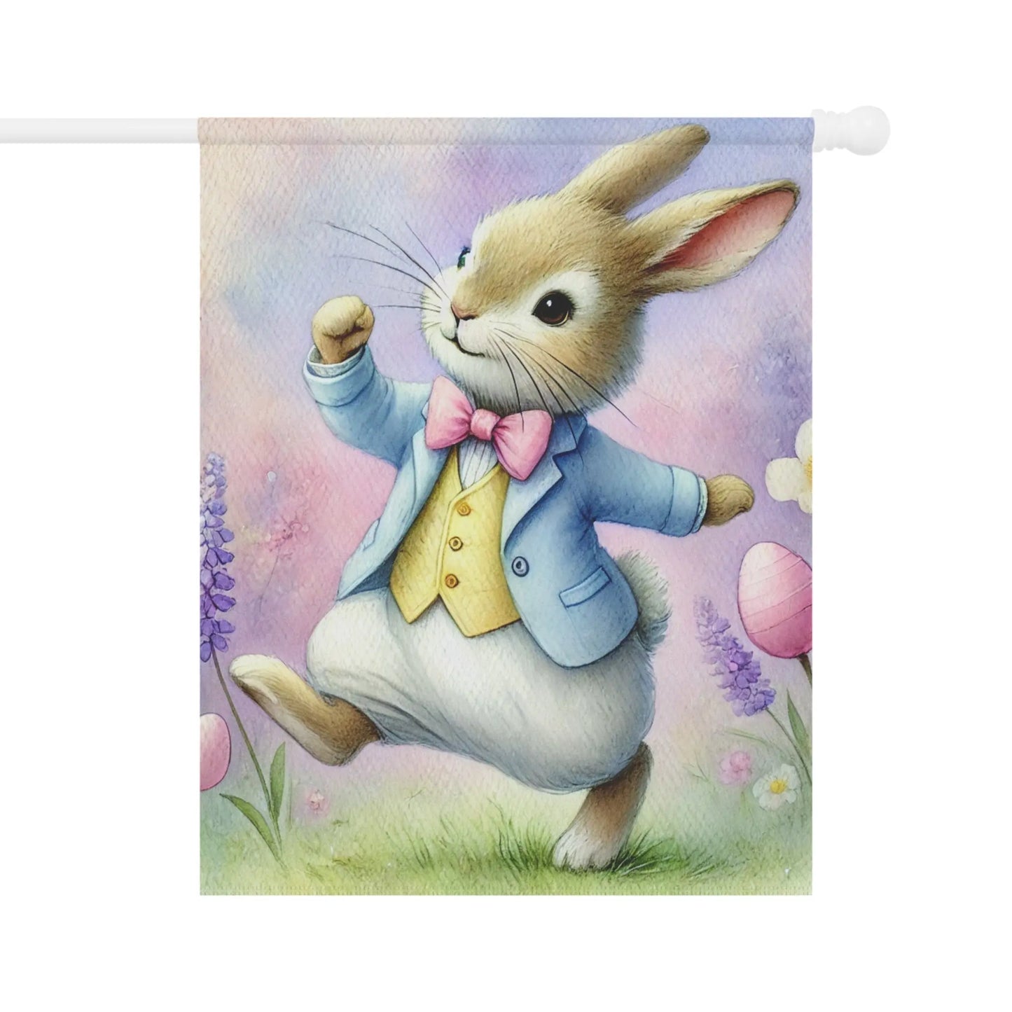 Whimsical Bunny Garden Banner