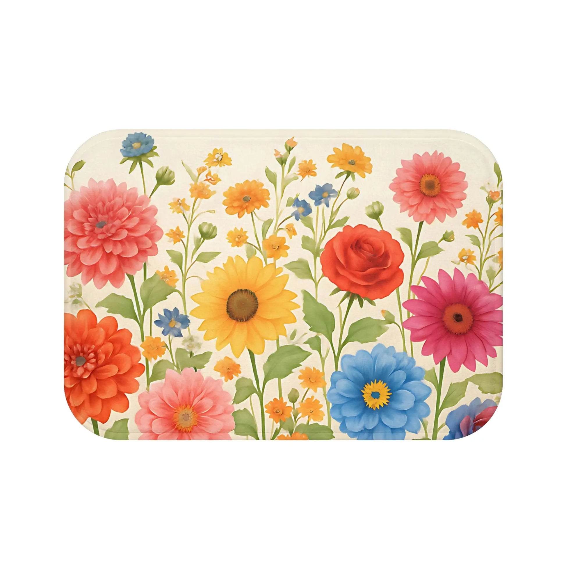 Floral Bath Mat