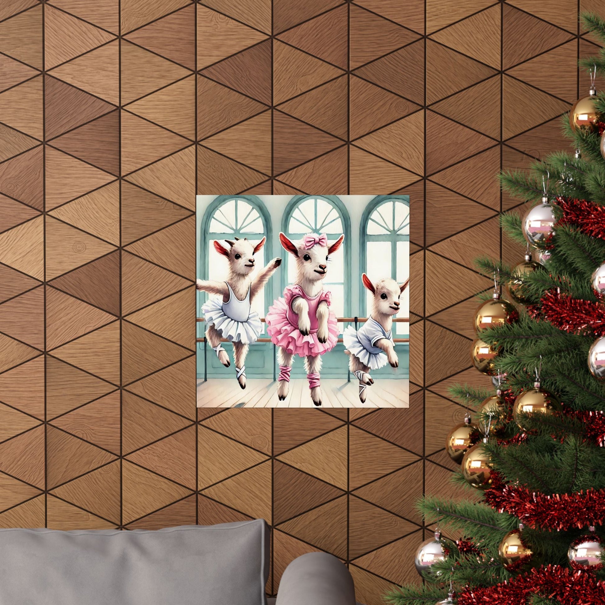 Ballet Goat Art Print